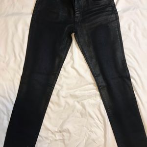 DL1961 Florence blk & blue jeans Sz 29